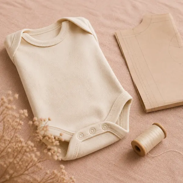 Body infantil dobrado, molde Nível 1